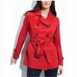 Charter Club Red Jacket Pea Coat
Women Large Long Sleeve Button Up!!